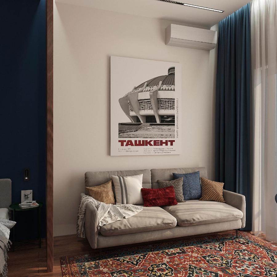 Blueloft 52 I Tashkent Apartment With Balcony Exterior photo